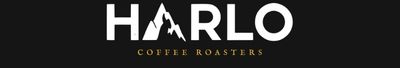 Harlo Coffee Roasters logo on a black background